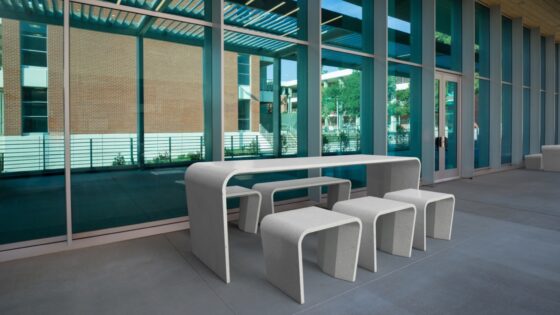 Ronin Precast Concrete Dining Furniture