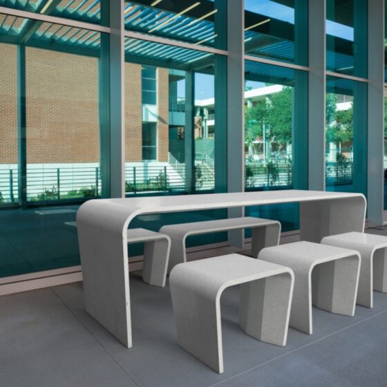 Ronin Precast Concrete Dining Furniture